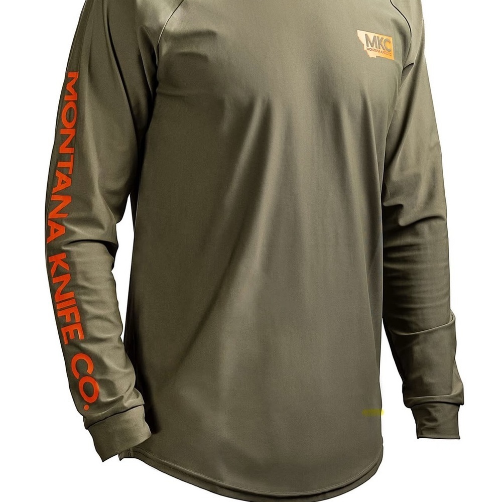 MKC LS PERFORMANCE CREW - FADED OLIVE